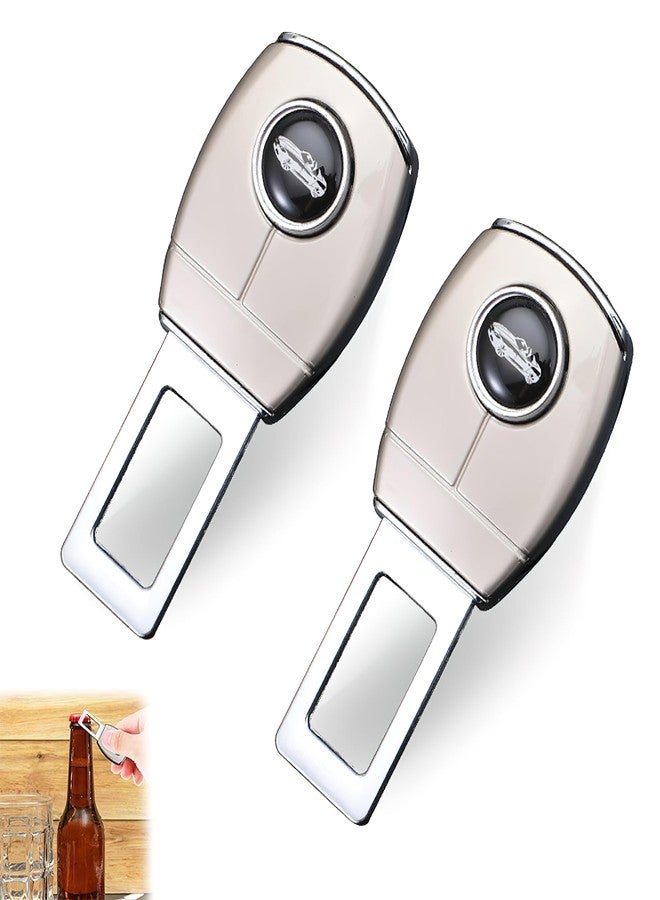 BRAINLE Portable Metal Bottle Opener Set, ABS-Coated Stainless Steel Cap Remover with Keychain Loop for Home, Bar, and Outdoor Use - 2-Pack for Beer, Soda, and Gifting - Image 1